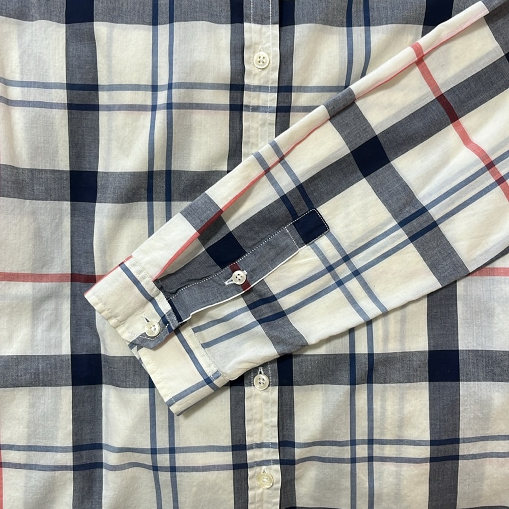 Barbour Summer Tartan button down shirt. Size 14 (XL).